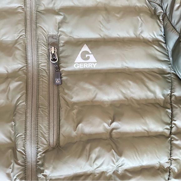 Men’s Gerry Green Puffer Down Jacket - Picture 3 of 4